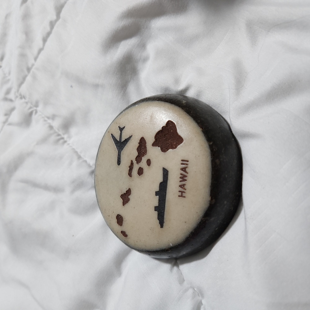 VINTAGE pearl harbor paperweight